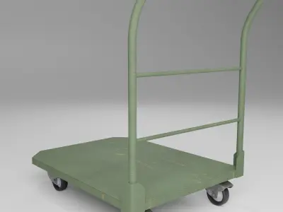 Platform trolley 3D model