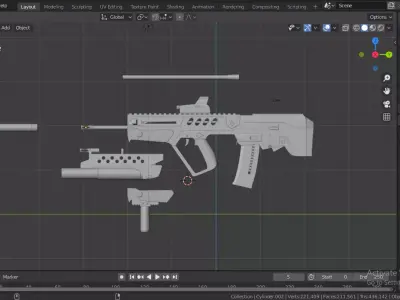TAR 21 3D model