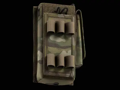 Radio Pouch Low-poly 3D model purchase