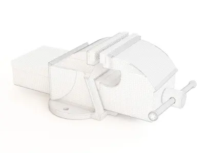 Bench vice 13 3D model