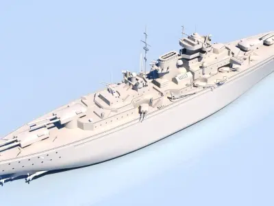Battle Ship 3D model