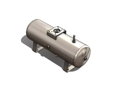Tanque de Ar SMC VBAT38A1 RV Air Tank 3D model