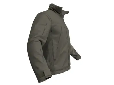 Delta Eagle Gen 2 Tactical Softshell Jacket - Marvelous Designer 3D model