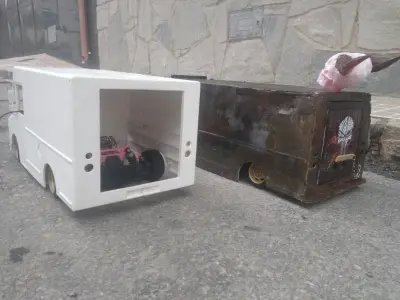 Rc truck mad max rat type drift 3D print model