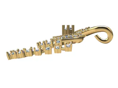 ANTIQUE STYLE PENDENT DESIGN  3D print model