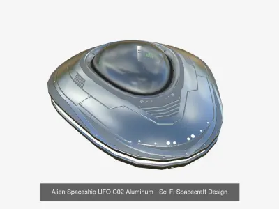 10 Alien Spaceship UFO C Collection - Sci Fi Spacecraft Design 3D Model Pack purchase
