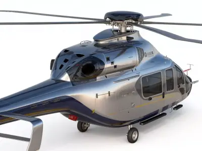 High-Detail Helicopter Airbus H160 3D model