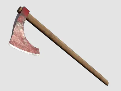 Axe Tool Low-poly 3D model purchase