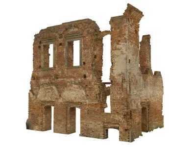 Ruins of the palace 02 3D model