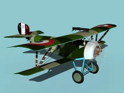 Nieuport 11 VHP V13 3D model