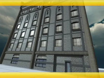 Historic Building Unity 5 Low-poly 3D model