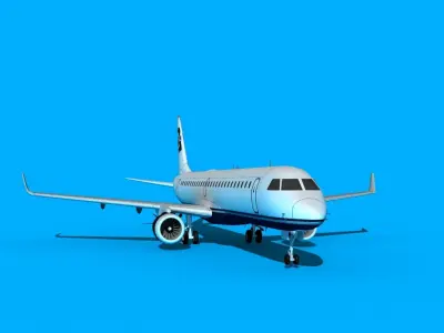 Embraer Emb-190 CIT 3D model