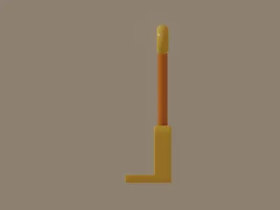 Toy Rake 3D model