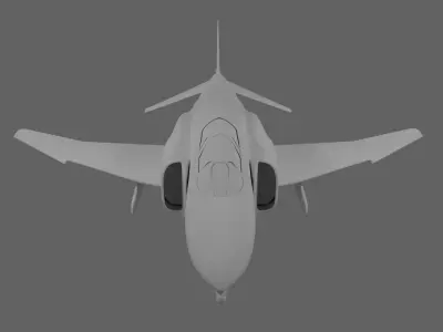 F-4 Phantom II base Free 3D model