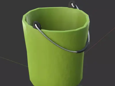 bucket with handle 3D model