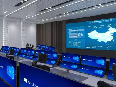 Control Room 05 3D model