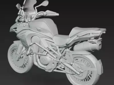 Collectable motorbikes - N 3 Benelli TRK 502X 3D print model