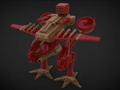 War Bot Free 3D model