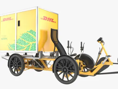 DHL Cargo Bike 3D model