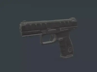 Beretta APX Low-poly 3D model