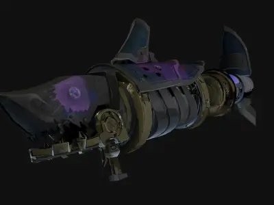 fishbones Low-poly 3D model