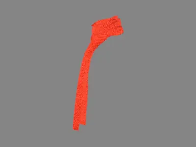 Dress collars scarves and necklaces decorated 3d models 3D model 5