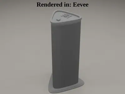 Skyscraper01T for Eevee and Cycles Low-poly 3D model