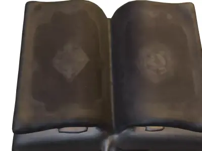 enchanted spellbook game reader Low-poly 3D model