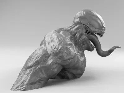 3D printing Venom 3D print model