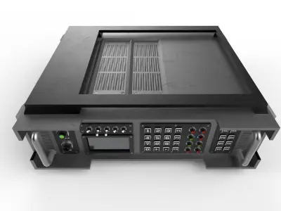 Military Radio Model 04 Low-poly 3D model