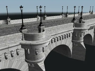 pont neuf 3D model