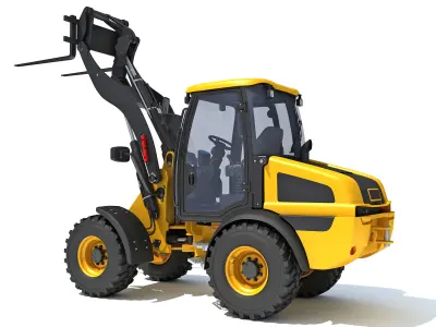 Wheel loader 3D model by 3D-Horse from CGTrader