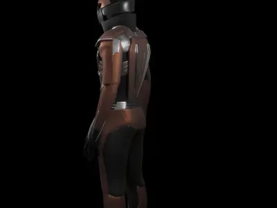 Robot - Sci Fi Armor - Rigged 3D model