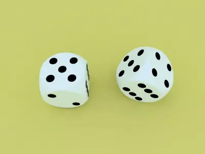 Game Dice 3D model