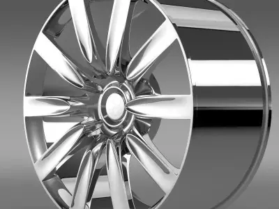 Bentley Continental GT rim 3D model