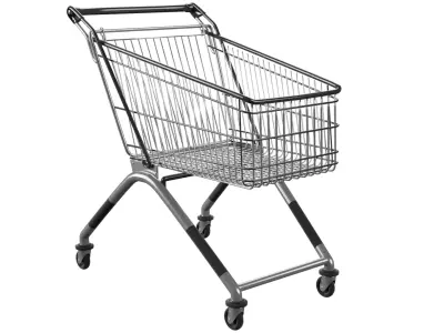 Shopping Trolley 3D model buy