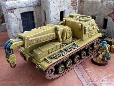 Armored Recovery Vehicle - 28mm Sci-Fi 3D print model