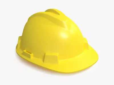 Safety Helmet - Model 2 Low-poly 3D model