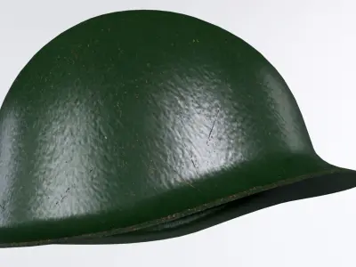 American M1 Helmet Low-poly 3D model