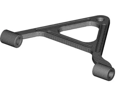 Plastic Suspension Arm 3D model
