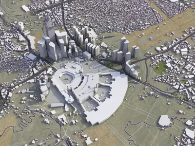 Mecca Low-poly 3D model