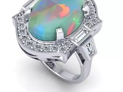 3D CAD NJ-1082-Ring 3D print model