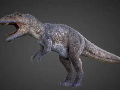 Massive Dinosaur High Resolution 3D Model Low-poly 3D model