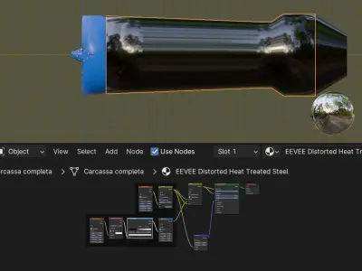 Turbocompressore a 10 stadi 10-stage turbocharger Low-poly 3D model