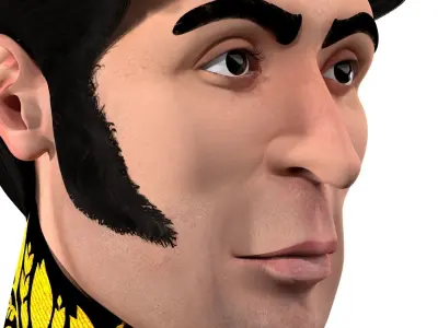 Simon Bolivar 3D model