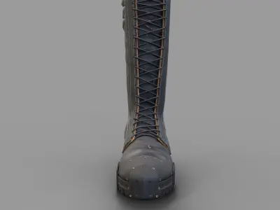 Combat Boots 3D model