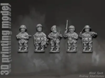 Russian soldier 3D print model