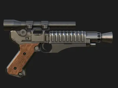 Heavy Blaster - Star Wars Free low-poly 3D model