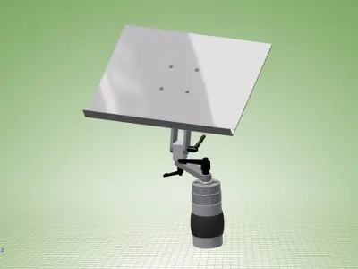 Laptop Vehicle Mount 2 Free 3D model