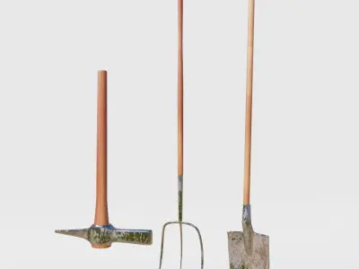 Farm Tools 3D model purchase